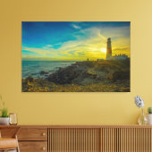 Toile Phare Au Coucher Du Soleil (Insitu(Salon))
