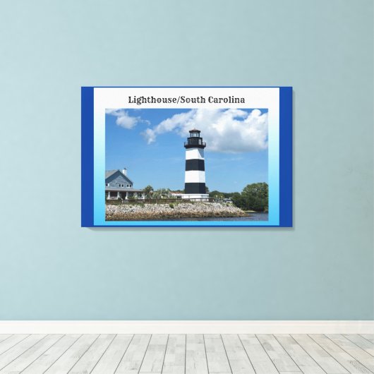 Toile Phare/Caroline du Sud (Insitu (Plancher de Bois))