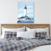 Toile Phare coloré sur l'océan (Insitu(Chambre))