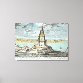 Toile Phare d'Alexandrie, construit par Ptolemy le Gre