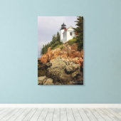 Toile Phare de Bass Harbor Head (Insitu (Plancher de Bois))
