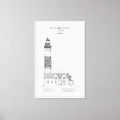 Toile Phare de Big Sable Point - Michigan - BD (Recto)