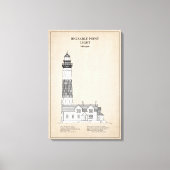 Toile Phare de Big Sable Point - Michigan - SBD (Recto)