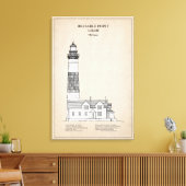Toile Phare de Big Sable Point - Michigan - SBD (Insitu(Salon))