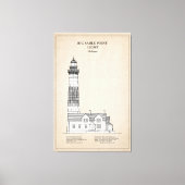 Toile Phare de Big Sable Point - Michigan - SBD (Recto)