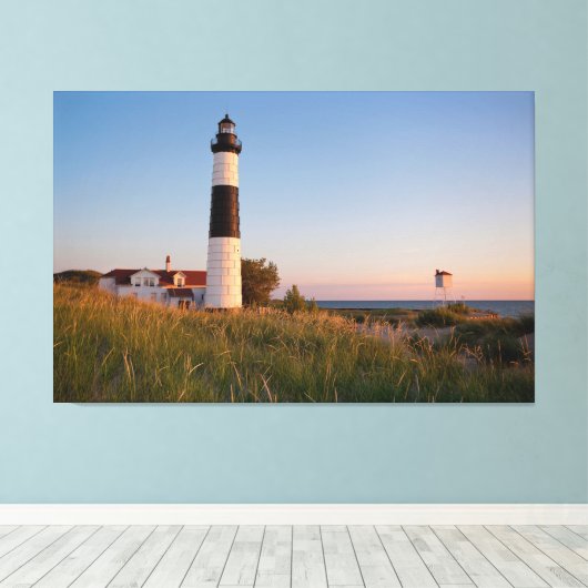 Toile Phare De Big Sable Point Sur Le Lac (Insitu (Plancher de Bois))