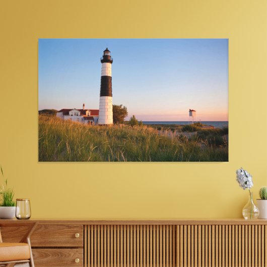 Toile Phare De Big Sable Point Sur Le Lac (Insitu(Salon))
