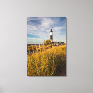 Toile Phare de Big Sable Point sur le lac Michigan