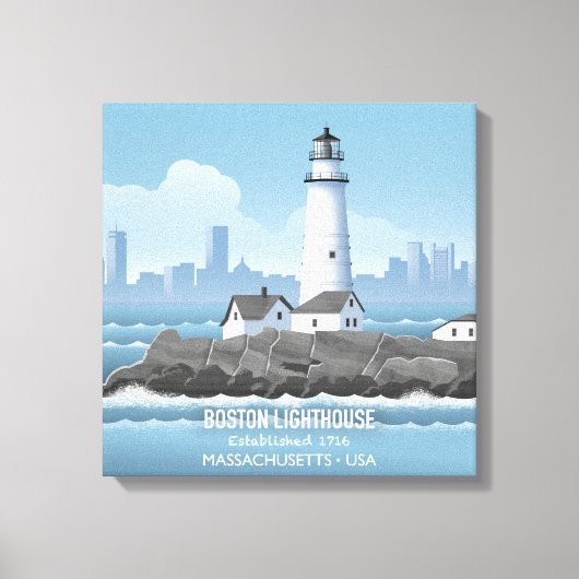 Toile Phare de Boston (Recto)