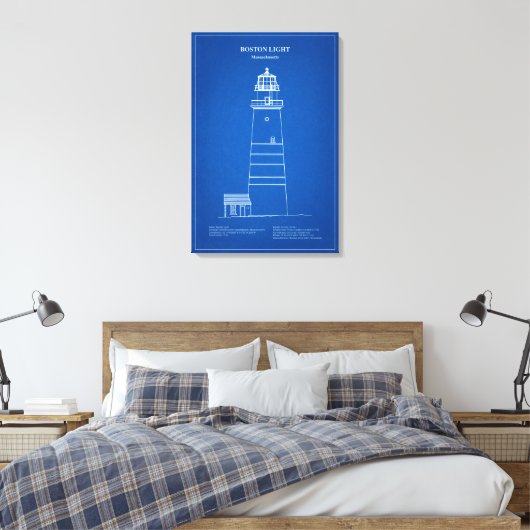 Toile Phare de Boston Light - Massachusetts – AD (Insitu(Chambre))