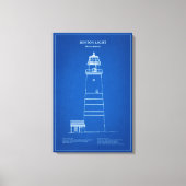 Toile Phare de Boston Light - Massachusetts – AD (Recto)