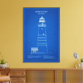 Toile Phare de Boston Light - Massachusetts – AD (Insitu(Salon))