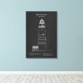 Toile Phare de Boston Light - Massachusetts – PD (Insitu (Plancher de Bois))