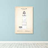 Toile Phare de Boston Light - Massachusetts - SBD (Insitu (Plancher de Bois))