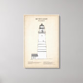 Toile Phare de Boston Light - Massachusetts - SBD (Recto)