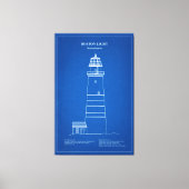 Toile Phare de Boston - Massachusetts - AD (Recto)