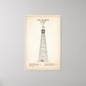 Toile Phare de Cape Charles - Virginie - SBD (Recto)