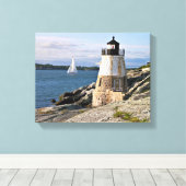 Toile Phare de Castle Hill, Rhode Island (Insitu (Plancher de Bois))