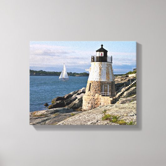 Toile Phare de Castle Hill, Rhode Island (Recto)