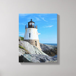 Toile Phare de Castle Hill, Rhode Island