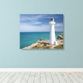 Toile Phare de Castle Point, Castlepoint, Wairarapa, (Insitu (Plancher de Bois))