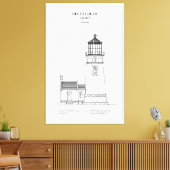 Toile Phare de Heceta Head - Oregon - BD (Insitu(Salon))