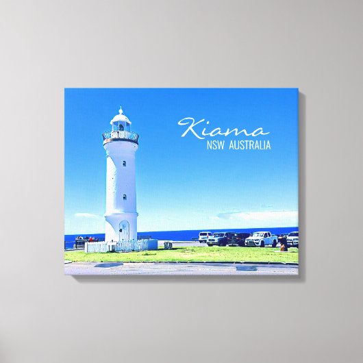 Toile Phare de Kiama NSW Australie (Recto)
