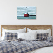 Toile Phare de la voie navigable Keweenaw Upper Michigan (Insitu(Chambre))