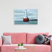 Toile Phare de la voie navigable Keweenaw Upper Michigan (Insitu(Salon))