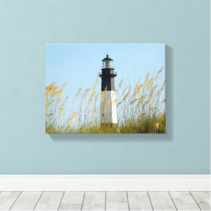 Toile Phare de l'île de Tybee 