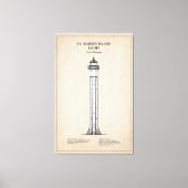 Toile Phare de l'île St Martin - Michigan - SBD (Recto)