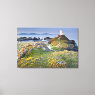 Toile Phare de MAWR de Twr sur l'île de Llanddwyn
