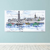 Toile Phare de Perdrix, Loctudy | Bretagne, France (Insitu (Plancher de Bois))