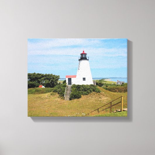 Toile Phare de Plymouth, Massachusetts "le Gurnet" (Recto)