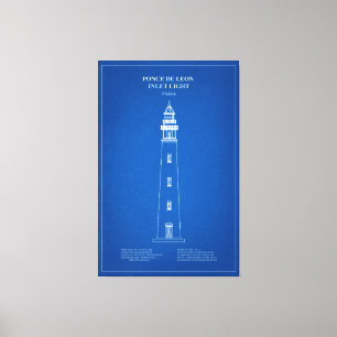 Toile Phare de Ponce de Leon Inlet - Floride - AD