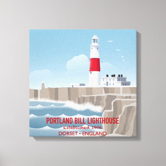 Toile Phare de Portland Bill (Recto)