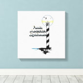 Toile Phare de Punta Moscarter (Insitu (Plancher de Bois))