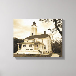 Toile Phare de Sandy Hook