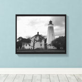 Toile Phare de Sandy Hook (Insitu (Plancher de Bois))