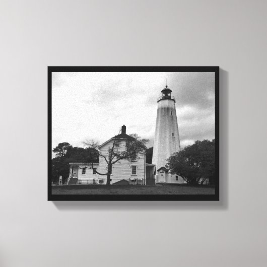 Toile Phare de Sandy Hook (Recto)