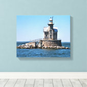 Toile Phare de Stratford Shoal, Connecticut (Insitu (Plancher de Bois))