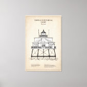 Toile Phare de Thomas Point Shoal - Maryland - SBD (Recto)