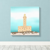 Toile Phare de Vieste Italie (Insitu (Plancher de Bois))