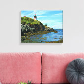 Toile Phare de West Quoddy Head, Maine (Insitu(Salon))