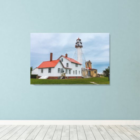 Toile Phare de Whitefish Point (Insitu (Plancher de Bois))