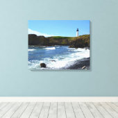 Toile Phare de Yaquina Head (Insitu (Plancher de Bois))
