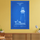 Toile Phare de Yaquina Head - Oregon - AD (Insitu(Salon))