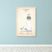 Toile Phare de Yaquina Head - Oregon - SBD (Insitu (Plancher de Bois))