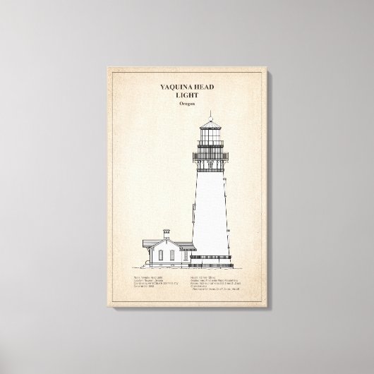 Toile Phare de Yaquina Head - Oregon - SBD (Recto)