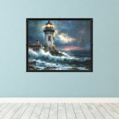 Toile Phare des âmes oubliées (Insitu (Plancher de Bois))